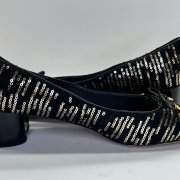 Franco Sarto Women's Pump Black Sparkle - Picture 3 of 7